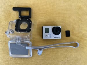 GoPro HERO3 Silver Edition with waterproof case and SanDisk SD Card