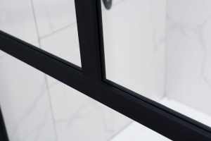 Framed Shower Screen 6mm TG 6-sections with Support Arm DIY Brisbane