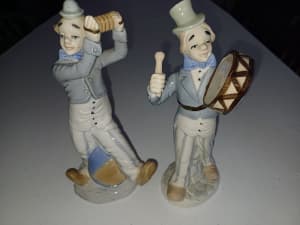 Ceramic clown statues 20cm