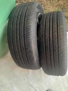 Tyres..2 used but in good nick 