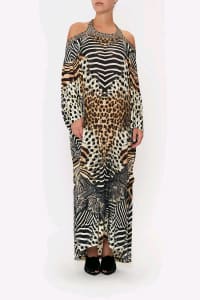 New with tag Camilla open shoulders Long Kaftan O/S Full Price $599