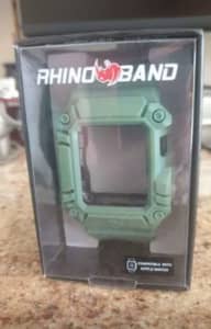 New rhino band for Apple watch green or terracotta
