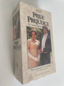 pride and prejudice by Jane Austen VHS