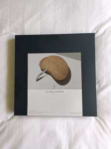 Georg Jensen Cheese Board and Cheese Knife (BRAND NEW)
