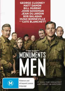 * RRP $30* 2014 DVD The Monuments Men 113min Widescreen Colour Movie St Kilda East Glen Eira Area Preview
