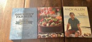 3x cookbooks $5 each or $10 for all three