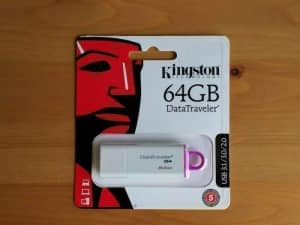 New - Kingston 64GB USB 3.0 DataTraveler G4 USB Drive