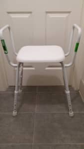 Aspire Deluxe Shower Stool with Padded Seat - Brand New