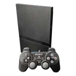 Sony Playstation 2 Slim Scph-77002 Black 058300006594