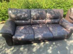 3 Seat Leather couch