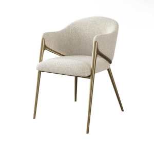 Boucle dining chairs