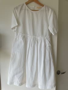 Gorman dress white linen size 6