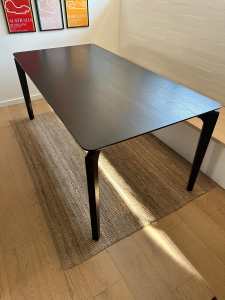 Ash Black 180cm Dining Table