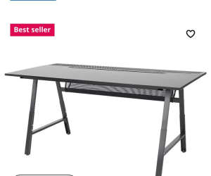 IKEA gaming desk black