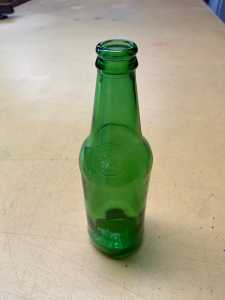 Home brew green lager beer bottles x 66