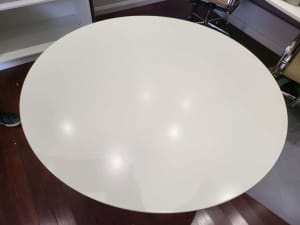 White round office table