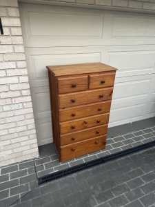tallboy chest of drawers VERY TALL 1400 high
