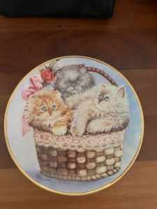 Three Little Kittens Collector Plate - Add to your cat collection
