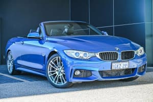 2014 BMW 4 Series F33 428i M Sport Blue 8 Speed Sports Automatic Convertible