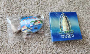 Dubai and Seychelles Fridge Magnets