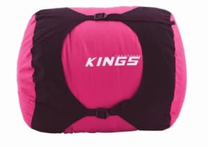 Kings Pink Premium Winter/Summer Sleeping Bag -5C to 5C.