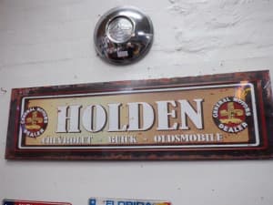 Classic Vintage Holden car retro sign