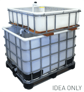 hydroponics aquaponics fish farming water tank 1000 litre