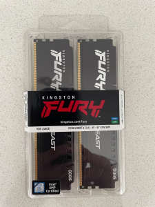 Kingston Intel XMP Fury Beast 16 GB (2 x 8 GB) 5200MT/s DDR5 CL40