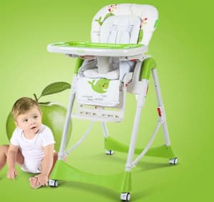 4 In 1 Baby Infant Toddler Folding Dining Chair Height High Adjustabl