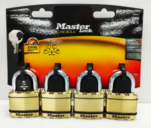Master Lock 50mm 4 Pack - 215443