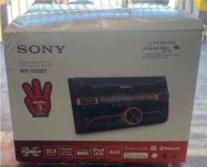 Sony Double Din Bluetooth Audio System Wx920bt