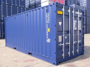 Shipping Container 20FT Openside Blue New one way Trip $9995 GST