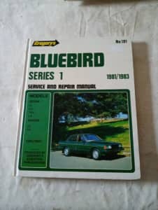 Nissan Bluebird S1. Car workshop Manual.
