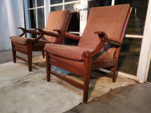 Beautiful Parker-Eames Cintique Retro-Vintage Armchairs -Can Deliver
