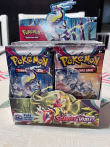 9 Booster Packs from Scarlet & Violet Booster Box Pokemon TCG