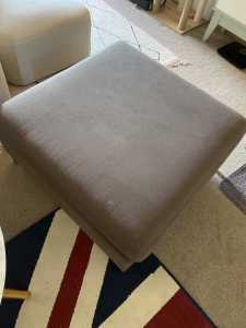 Brown Fabric Good Ottoman Great Cndition