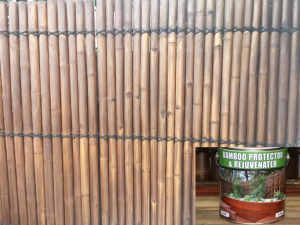 BAMBOO FENCE PANEL COATING OIL, STAIN CLEAR 4 LITRE QLD MADE