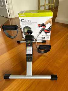 Mini exercise bike in as new condition