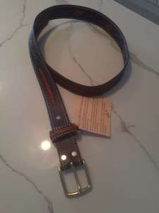 Mens Leather Belt - Fully Hand Crafted