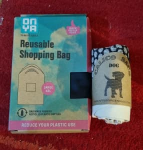 2 Reusable shopping bags - brand new