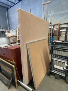 Office Partition Panel on Wheels $95 - Vinsan Salvage G1844