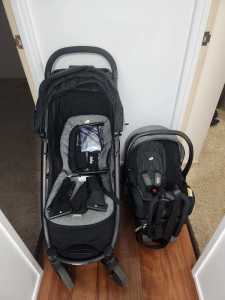 Joie travel system with car seat and base