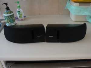 BOSE 161 SPEAKERS, INCLUDES CABLES AND NAKAMICHI BANANA PLUGS