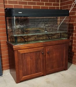 AQUA ONE 4 ft Fish Tank with wooden base