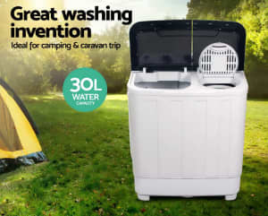 ZENY Portable Washing Machine Mini Twin Tub Washing Australia