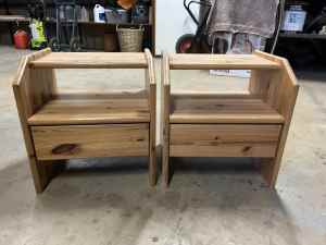 Pine Bed side tables