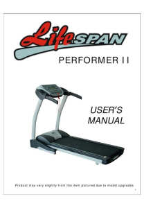 Lifespan Treadmill Performer JS-S5002