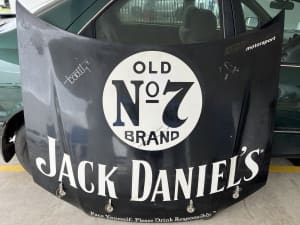 Jack Daniels holden bonnet 1-1 scale signed by Todd & Shane