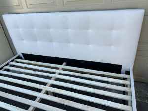 *Delivery available* King size fabric bed frame