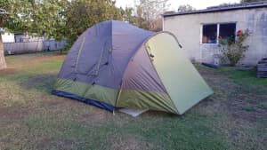 FOR SALE. HI COUNTRY 4P DOME TENT WITH FLOOR MATTING, AND A 2P TENT